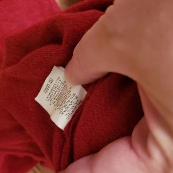 NWT Children's Place Red Sweater with Lace Trim - Picture 5 of 6